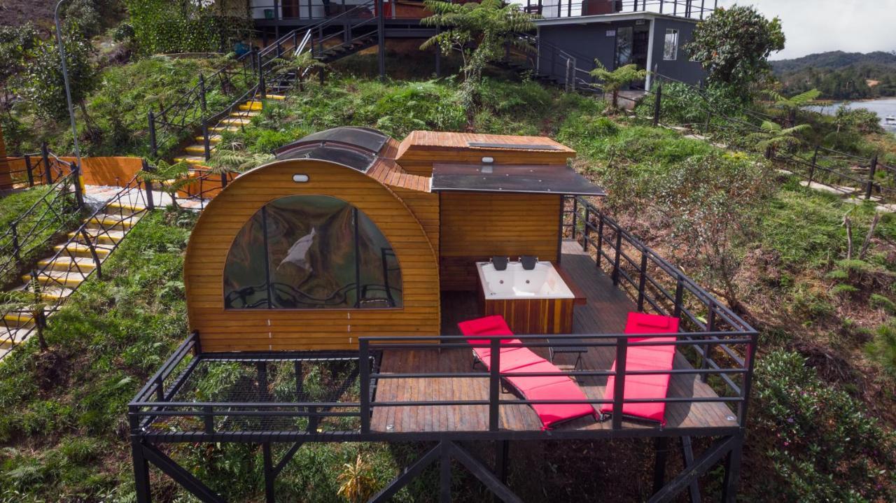 Hotel Glamping The Mountain Guatapé Exterior foto