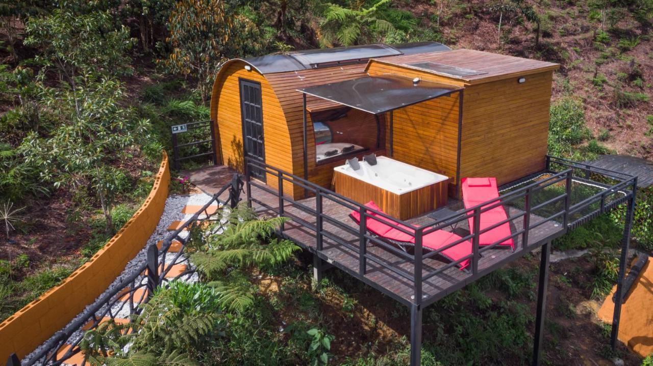 Hotel Glamping The Mountain Guatapé Exterior foto